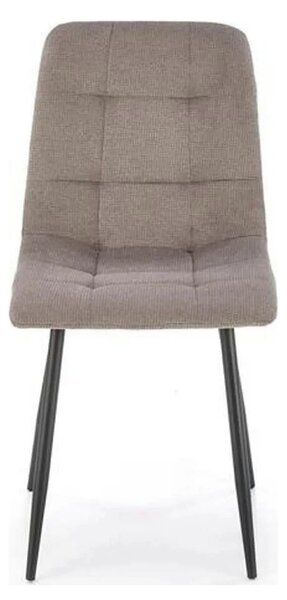 Scaun K560, gri/negru, stofa clasica/metal, 45x53x88 cm