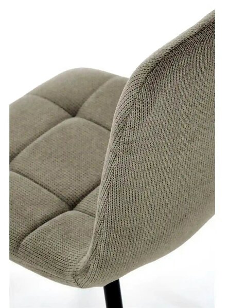 Scaun K560, verde/negru, stofa clasica/metal, 45x53x88 cm