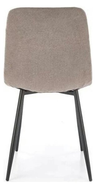 Scaun K560, gri/negru, stofa clasica/metal, 45x53x88 cm
