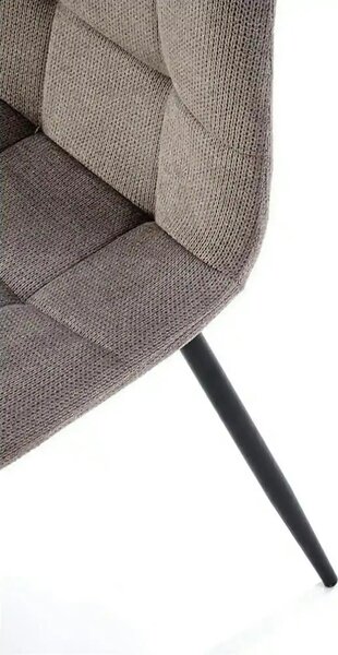 Scaun K560, gri/negru, stofa clasica/metal, 45x53x88 cm