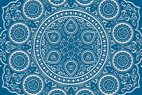 Tapet Mandala etnică delicată