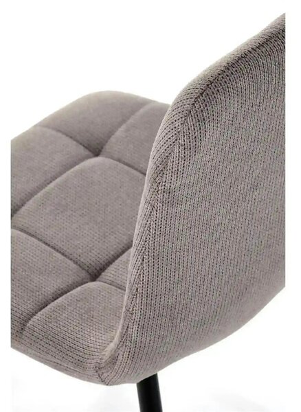 Scaun K560, gri/negru, stofa clasica/metal, 45x53x88 cm