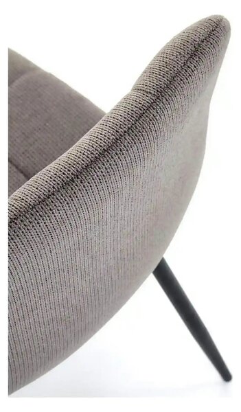 Scaun K560, gri/negru, stofa clasica/metal, 45x53x88 cm