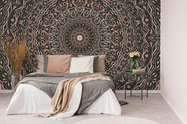 Tapet Mandala în stil vintage