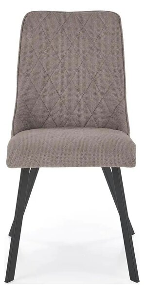 Scaun K561, gri/negru, stofa clasica/metal, 44x58x85 cm