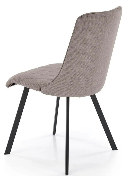 Scaun K561, gri/negru, stofa clasica/metal, 44x58x85 cm