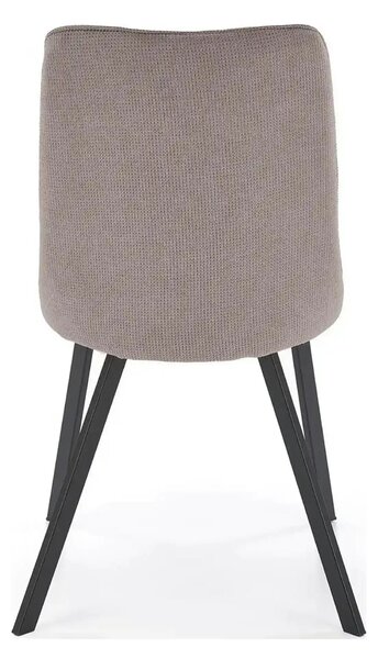 Scaun K561, gri/negru, stofa clasica/metal, 44x58x85 cm