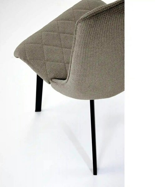 Scaun K561, verde/negru, stofa clasica/metal, 44x58x85 cm