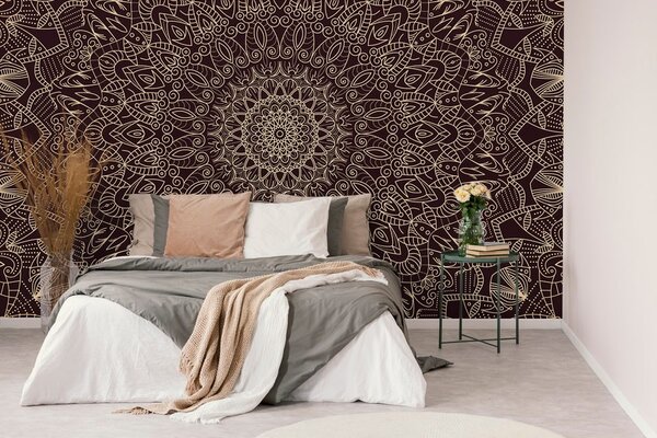 Tapet Mandala decorativă detaliată