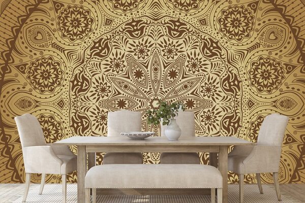 Tapet Mandala decorativă cu dantelă