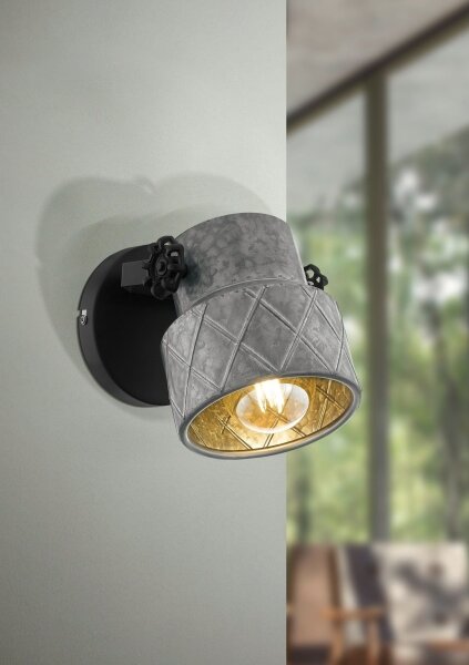Eglo 39868 - Aplica de perete HILCOTT 1xE27/40W/230V