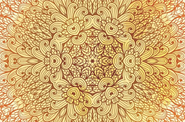 Tapet Mandala etnică de aur