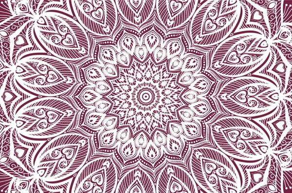Tapet Mandala de armonie pe fundal roz