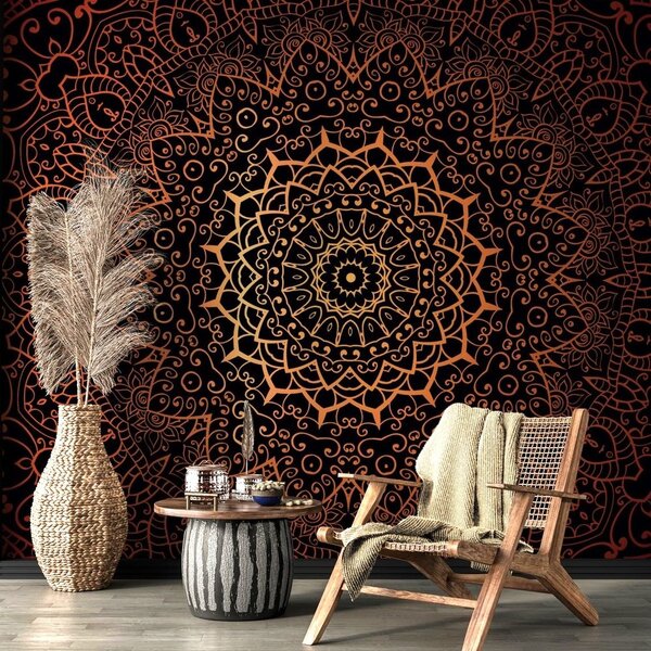Tapet Mandala vintage în stil indian