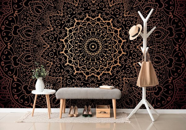 Tapet Mandala vintage în stil indian