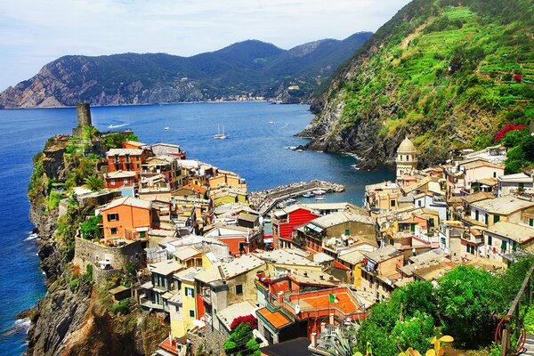 Fototapet coasta Italiei