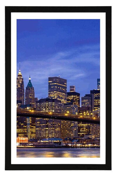 Poster cu passepartout pod în Brooklyn