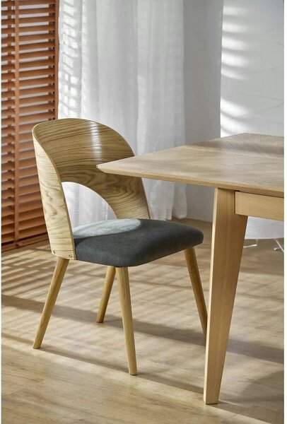 Masa extensibila EDMONDO, stejar, PAL laminat/furnir, 160/240x90x75 cm