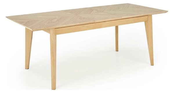 Masa extensibila EDMONDO, stejar, PAL laminat/furnir, 160/240x90x75 cm