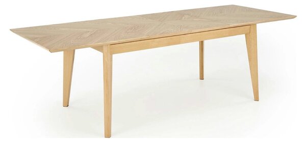 Masa extensibila EDMONDO, stejar, PAL laminat/furnir, 160/240x90x75 cm