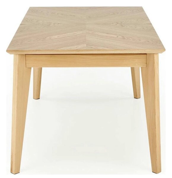 Masa extensibila EDMONDO, stejar, PAL laminat/furnir, 160/240x90x75 cm