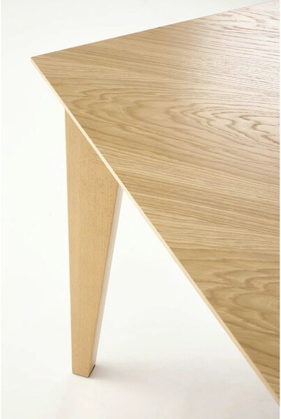 Masa extensibila EDMONDO, stejar, PAL laminat/furnir, 160/240x90x75 cm