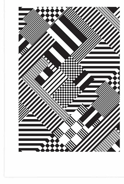 Poster cu passepartout modele discrete în design unic