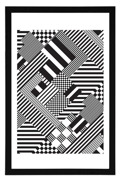 Poster cu passepartout modele discrete în design unic
