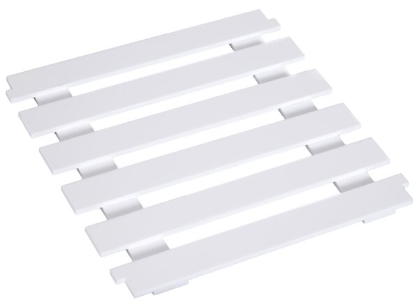 HOMCOM Cărucior pentru Bucătărie cu Sertare și Suport pentru Sticle Design Elegant în Lemn și Alb | Aosom Romania