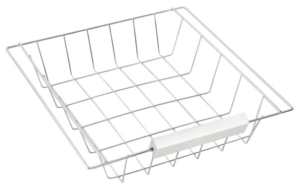 HOMCOM Cărucior pentru Bucătărie cu Sertare și Suport pentru Sticle Design Elegant în Lemn și Alb | Aosom Romania
