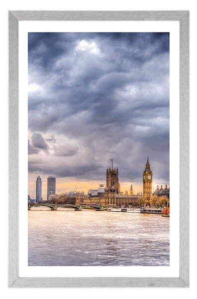 Poster cu passepartout Londra unică