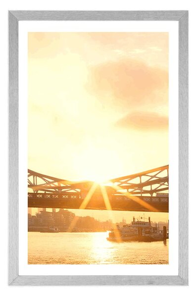 Poster cu passepartout Tower Bridge în Londra
