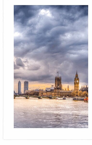Poster cu passepartout Londra unică