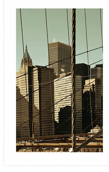 Poster cu passepartout Manhattan