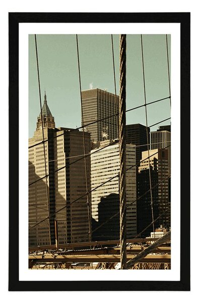 Poster cu passepartout Manhattan