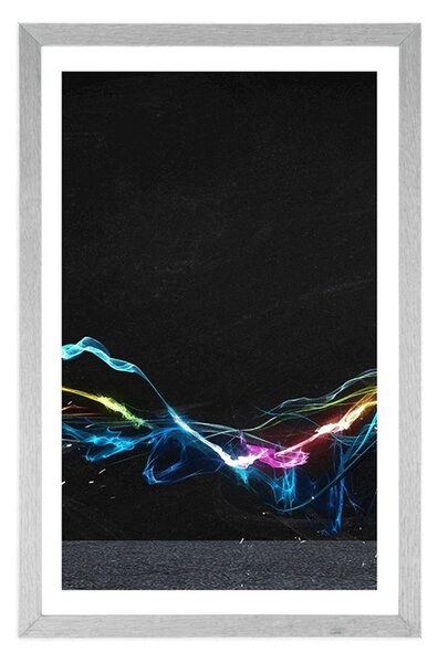 Poster cu passepartout abstracție modernă