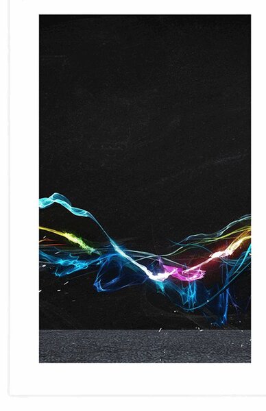 Poster cu passepartout abstracție modernă