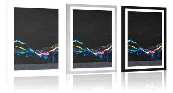 Poster cu passepartout abstracție modernă