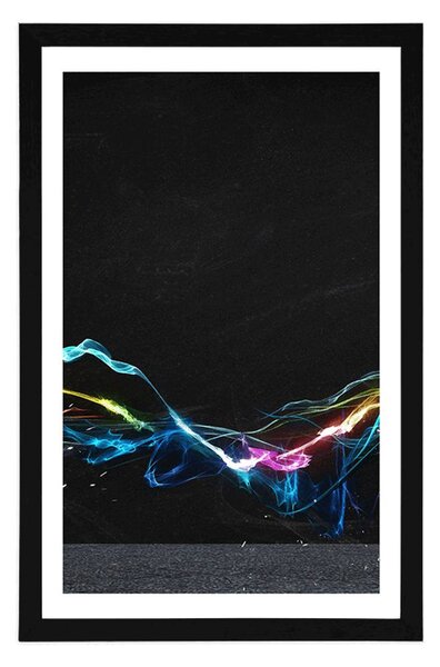 Poster cu passepartout abstracție modernă