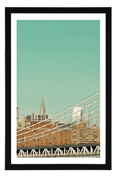 Poster cu passepartout zgârie-nori în New York
