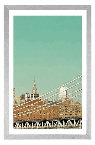 Poster cu passepartout zgârie-nori în New York