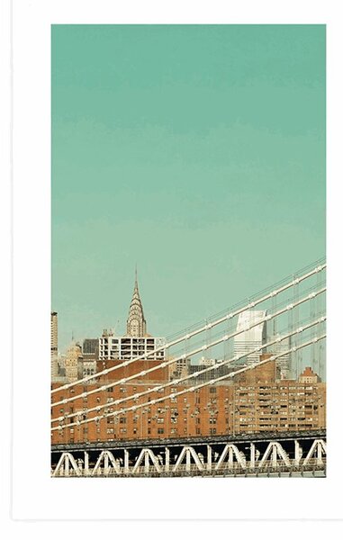 Poster cu passepartout zgârie-nori în New York