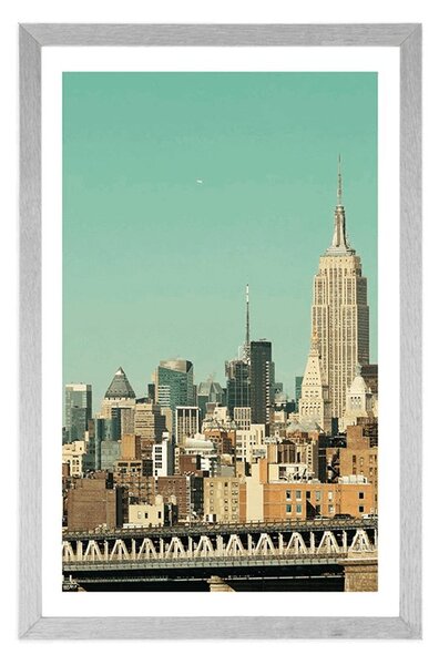Poster cu passepartout New York magic