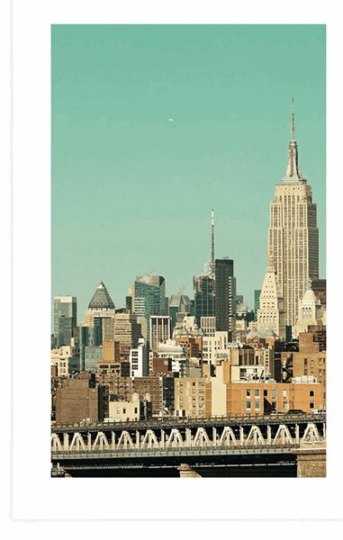 Poster cu passepartout New York magic