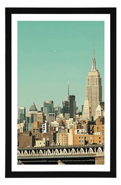 Poster cu passepartout New York magic