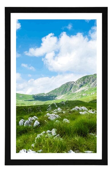 Poster cu passepartout vale în Muntenegru