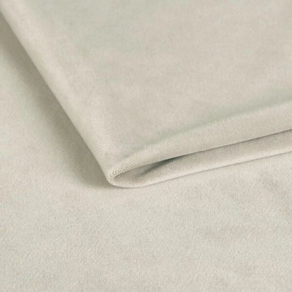 Pat boxspring MINOLA 160x200, stofa catifelata crem - Riviera 21, cu s
