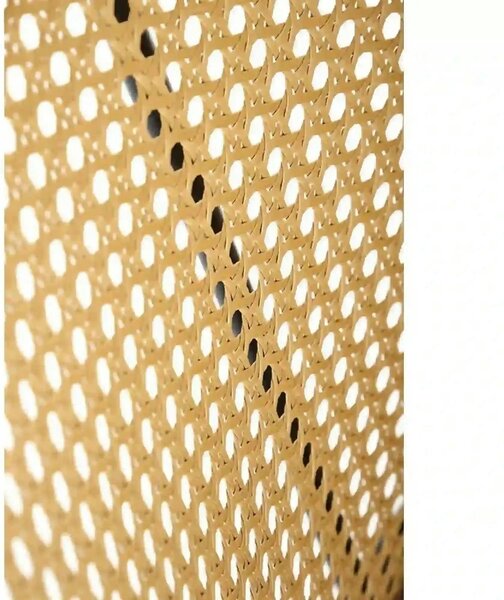 Scaun K508, gri/negru, stofa catifelata/rattan sintetic, 54x57x78 cm