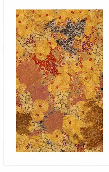Poster cu passepartout abstracție în stilul lui G. Klimt