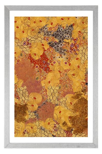 Poster cu passepartout abstracție în stilul lui G. Klimt